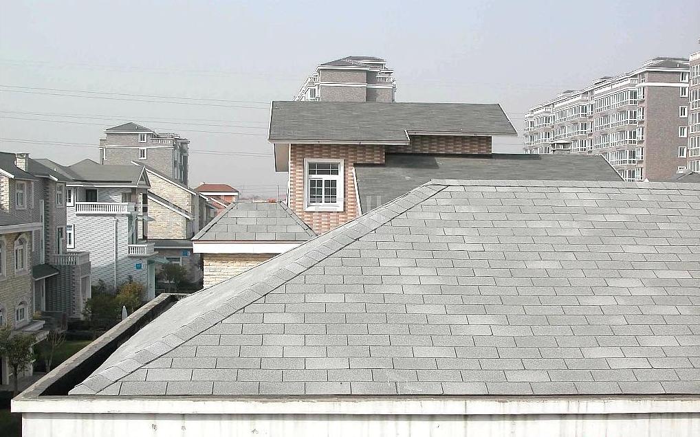 單層標準型屋面瀝青油氈瓦建筑屋面圖